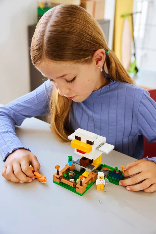 Klocki LEGO Minecraft 21585 Farma kurczaków