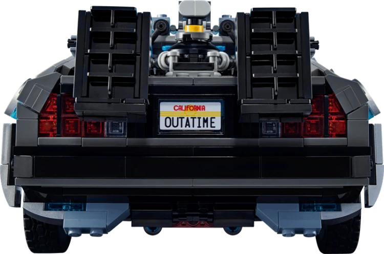 Klocki LEGO Icons 10300 Wehikuł czasu z „Powrotu do przyszłości”