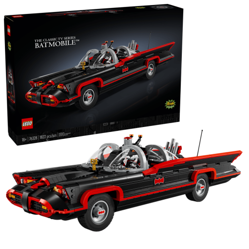 Klocki LEGO Batman™ 76328 Klasyczny serial telewizyjny Batman™ — Batmobil™