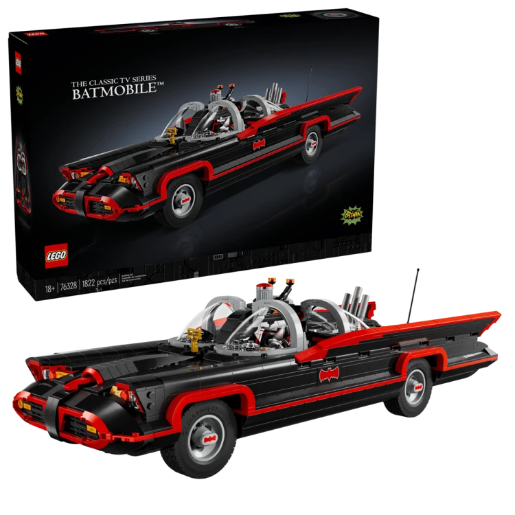 Klocki LEGO Batman™ 76328 Klasyczny serial telewizyjny Batman™ — Batmobil™