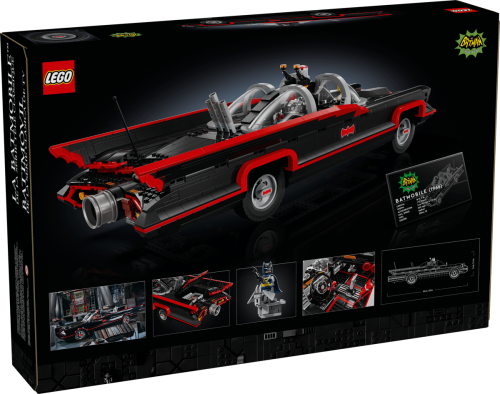 Klocki LEGO Batman™ 76328 Klasyczny serial telewizyjny Batman™ — Batmobil™