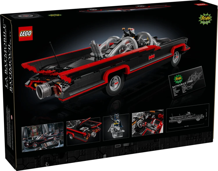 Klocki LEGO Batman™ 76328 Klasyczny serial telewizyjny Batman™ — Batmobil™