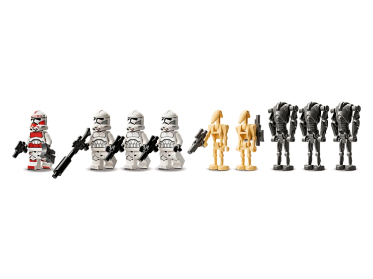 Klocki LEGO Star Wars 75372 Zestaw bitewny z żołnierzem armii klonów™ i droidem bojowym™