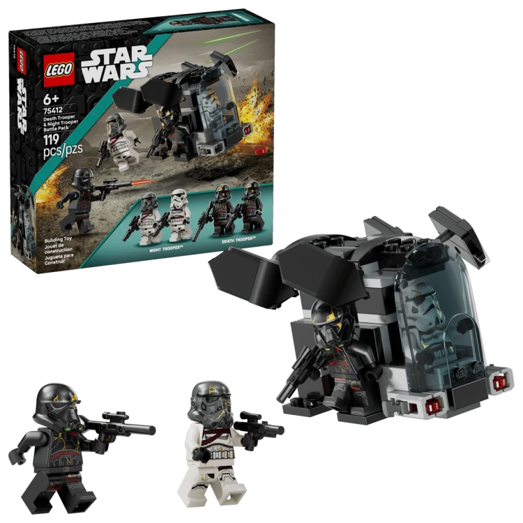 Klocki LEGO Star Wars 75412 Szturmowiec Śmierci i nocny szturmowiec — zestaw bitewny