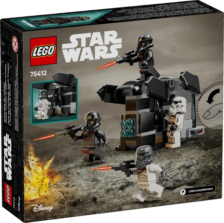 Klocki LEGO Star Wars 75412 Szturmowiec Śmierci i nocny szturmowiec — zestaw bitewny