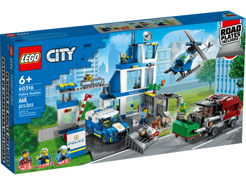 Klocki LEGO City 60316 Posterunek policji