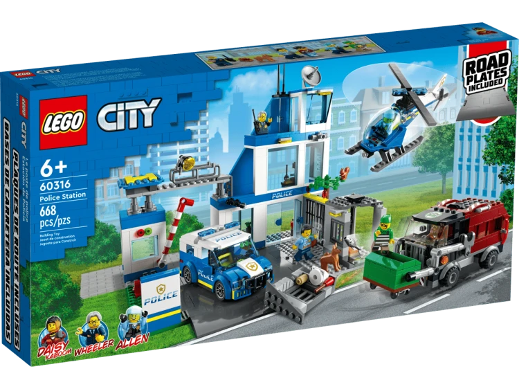 Klocki LEGO City 60316 Posterunek policji