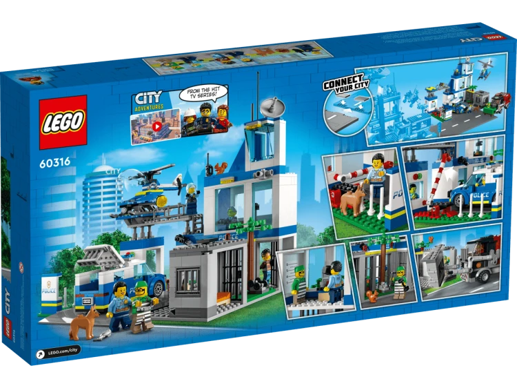 Klocki LEGO City 60316 Posterunek policji