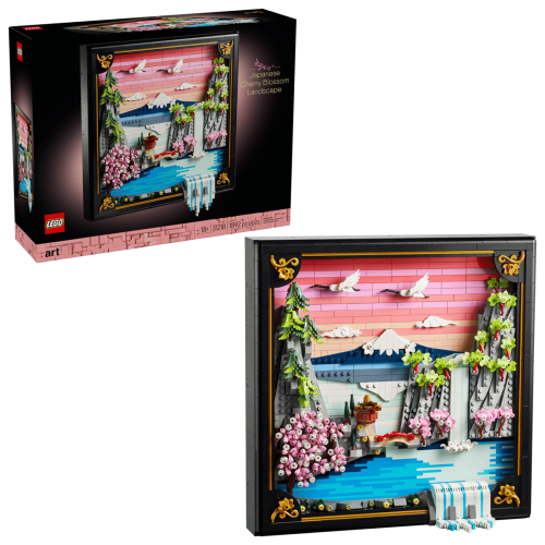 Klocki LEGO ART  31218 Japoński krajobraz z kwitnącą wiśnią