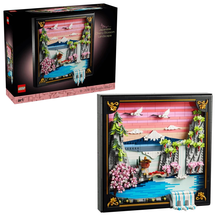 Klocki LEGO ART  31218 Japoński krajobraz z kwitnącą wiśnią