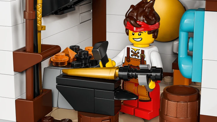 Klocki LEGO NINJAGO 71858 Kuźnia Cztery Bronie — 15-lecie