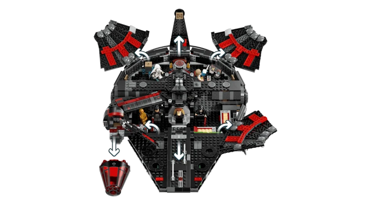 Klocki LEGO Star Wars 75389 Mroczny Sokół Millennium