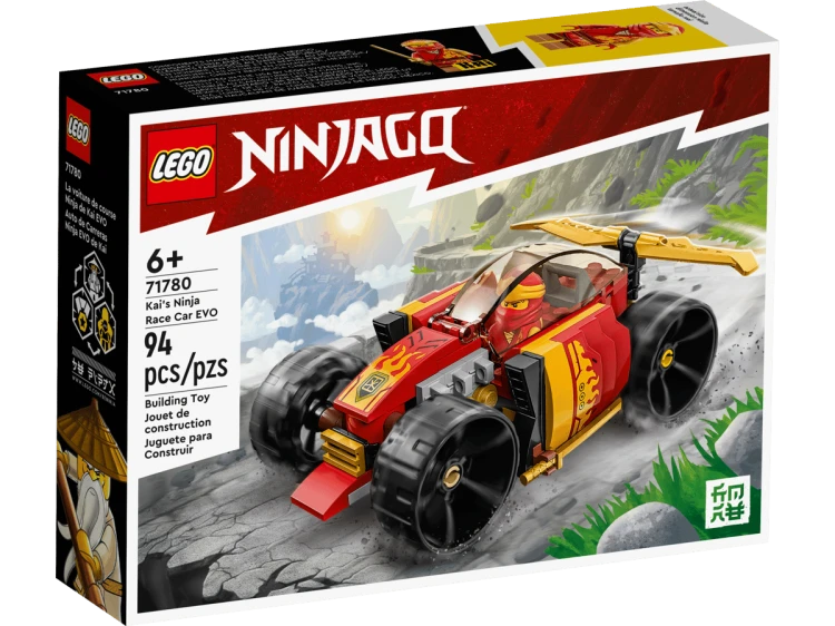 Klocki LEGO NINJAGO 71780 Samochód wyścigowy ninja Kaia EVO