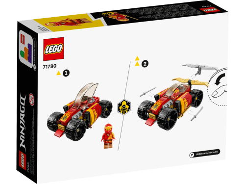 Klocki LEGO NINJAGO 71780 Samochód wyścigowy ninja Kaia EVO