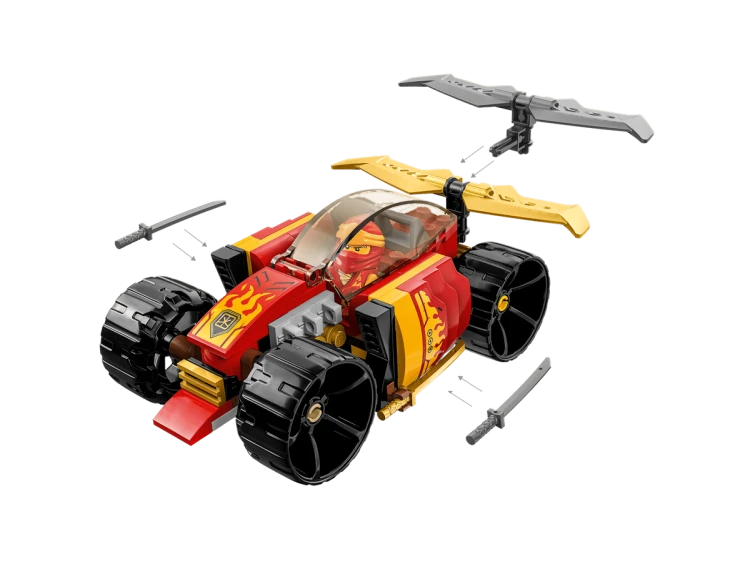 Klocki LEGO NINJAGO 71780 Samochód wyścigowy ninja Kaia EVO