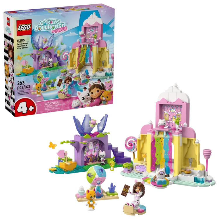 Klocki LEGO Koci domek Gabi 11205 Łakociowa Góra i Kiciowy Ogródek
