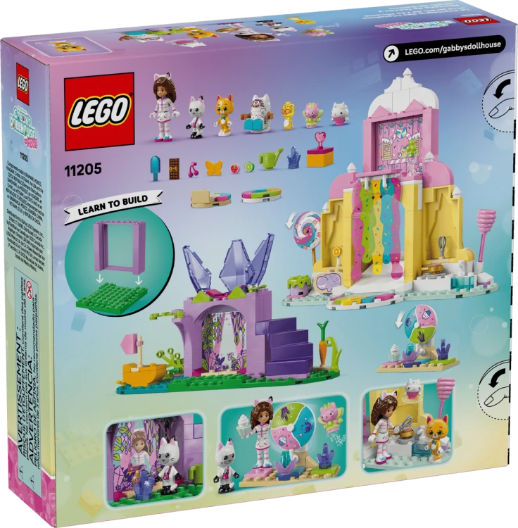 Klocki LEGO Koci domek Gabi 11205 Łakociowa Góra i Kiciowy Ogródek