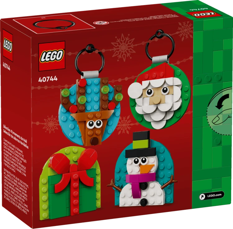 Klocki LEGO Inne 40744 Kolekcja ozdób świątecznych