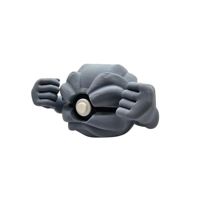 Geodude Ball – Figurka Pokemon - Kolekcjonerska Pokeball