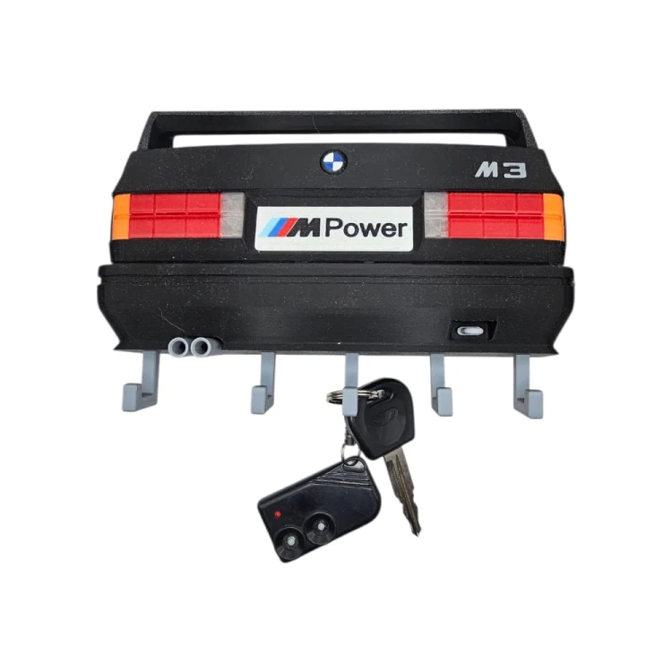 Wieszak na Klucze BMW E30 M3– Dekoracyjny Organizer Ścienny