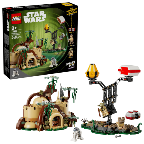 Klocki LEGO Star Wars 75422 SMART Play™: Chatka Yody i szkolenie Jedi
