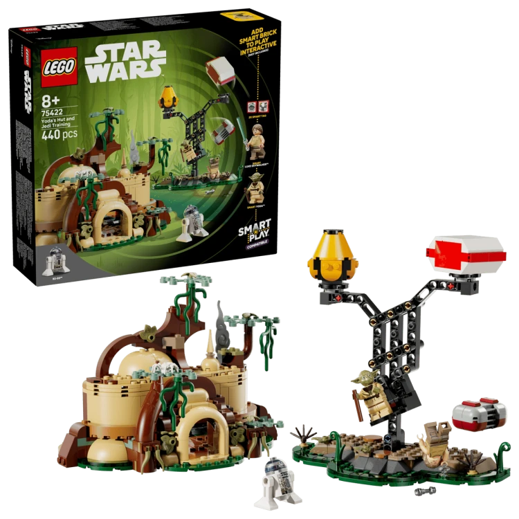 Klocki LEGO Star Wars 75422 SMART Play™: Chatka Yody i szkolenie Jedi