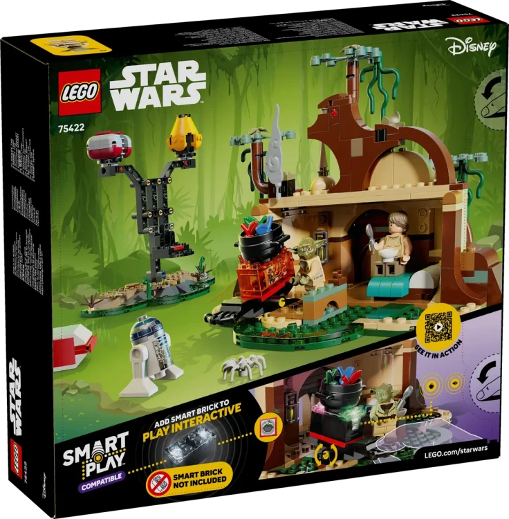Klocki LEGO Star Wars 75422 SMART Play™: Chatka Yody i szkolenie Jedi