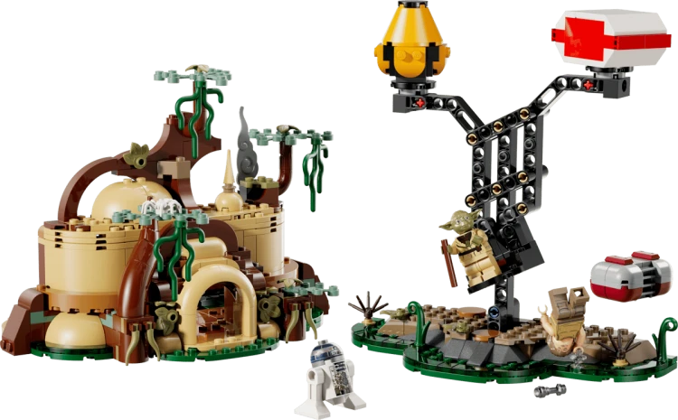 Klocki LEGO Star Wars 75422 SMART Play™: Chatka Yody i szkolenie Jedi