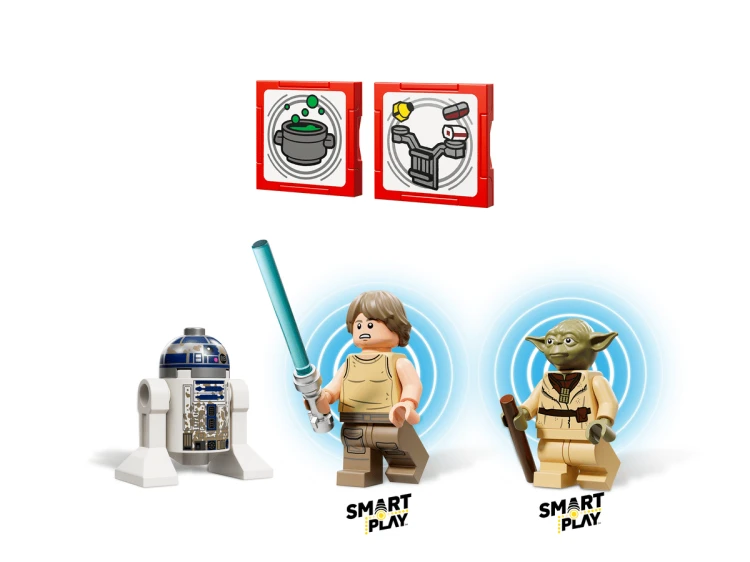 Klocki LEGO Star Wars 75422 SMART Play™: Chatka Yody i szkolenie Jedi