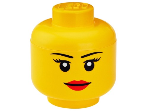LEGO Pojemnik w kształcie głowy minifigurki – mały, dziewczynka