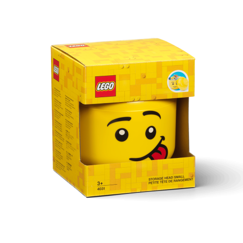 LEGO Mały pojemnik w kształcie głowy śmiesznej minifigurki