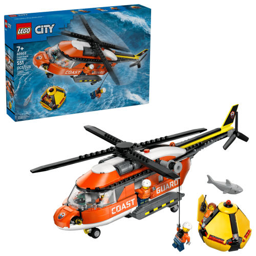 Klocki LEGO City 60503 Helikopter straży przybrzeżnej