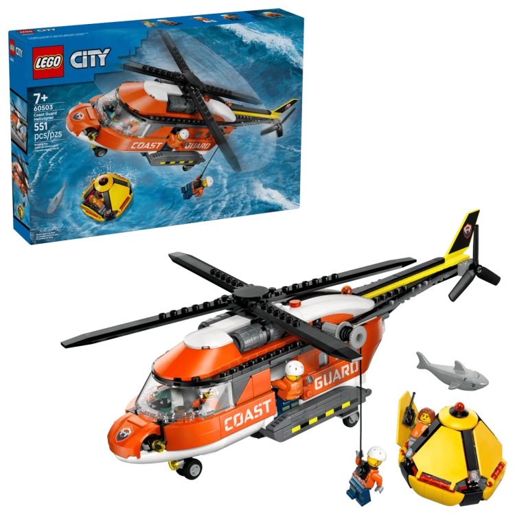 Klocki LEGO City 60503 Helikopter straży przybrzeżnej