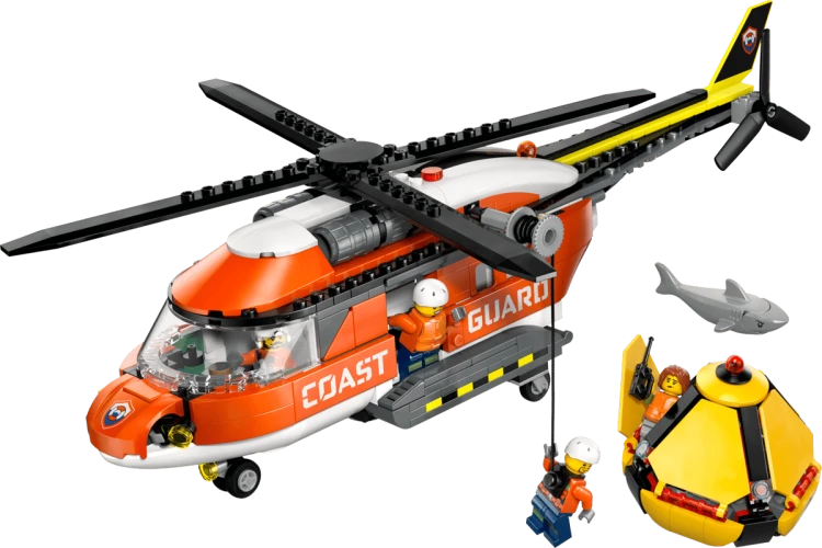 Klocki LEGO City 60503 Helikopter straży przybrzeżnej