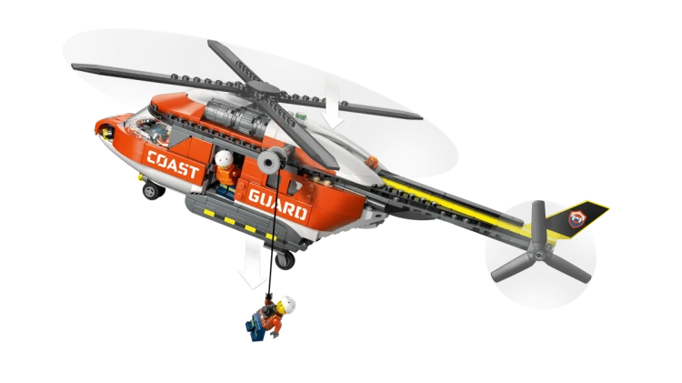 Klocki LEGO City 60503 Helikopter straży przybrzeżnej