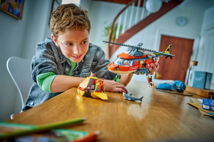 Klocki LEGO City 60503 Helikopter straży przybrzeżnej