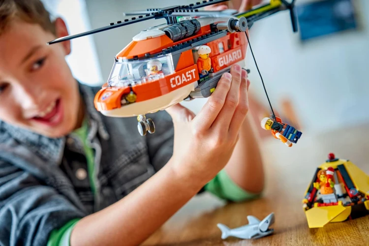 Klocki LEGO City 60503 Helikopter straży przybrzeżnej