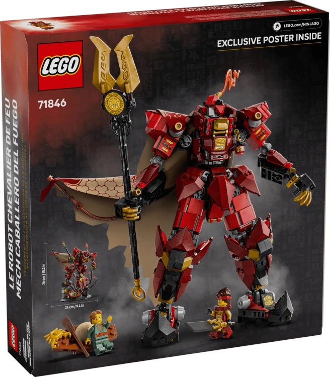 Lego NINJAGO 71846 Mech ognistego rycerza