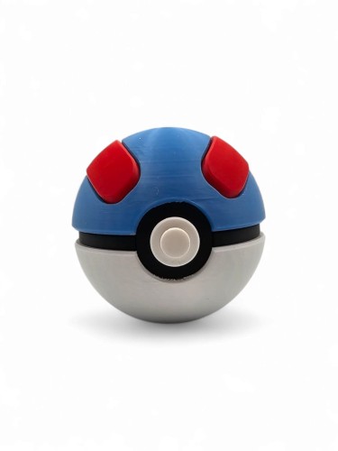 Great Ball – Figurka Pokémon – Kolekcjonerska Pokeball 7 cm