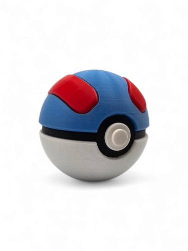 Great Ball – Figurka Pokémon – Kolekcjonerska Pokeball 7 cm
