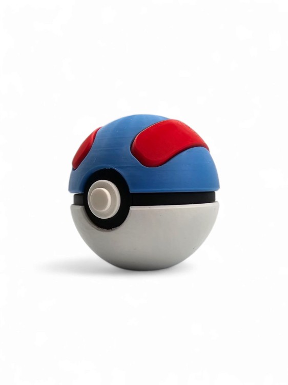 Great Ball – Figurka Pokémon – Kolekcjonerska Pokeball 7 cm