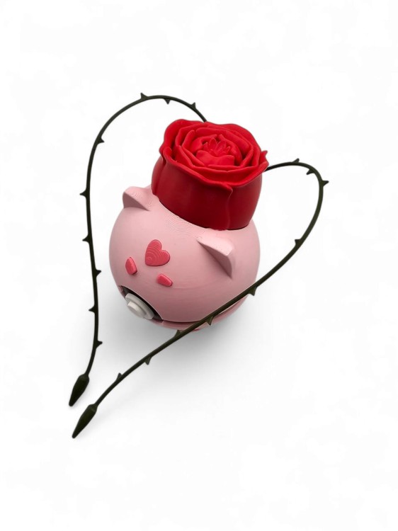 Bulbasaur Ball – Rose Edition – Figurka Pokémon – Kolekcjonerska Pokeball 7 cm