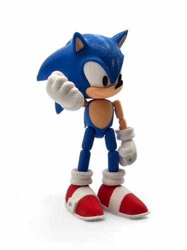 Figurka Sonic – Ruchoma, Przegubowa Postać 13 cm – Kolekcjonerska Dekoracja