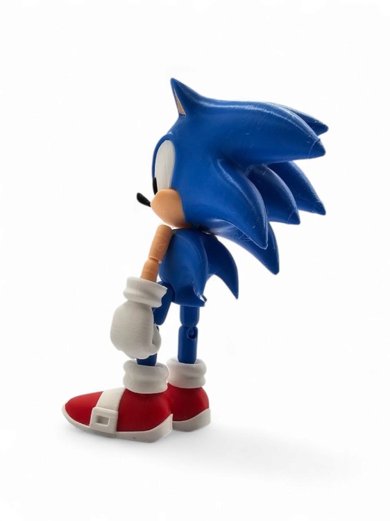 Figurka Sonic – Ruchoma, Przegubowa Postać 13 cm – Kolekcjonerska Dekoracja