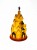 Lampion Świąteczne Miasteczko – Dekoracyjny Lampion LED 21 × 14 cm (Na Tealight LED)