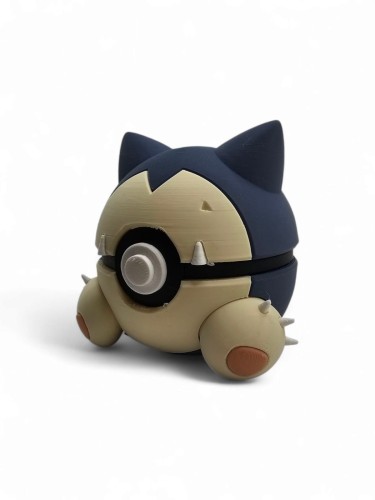 Snorlax Ball – Figurka Pokémon – Kolekcjonerska Pokeball