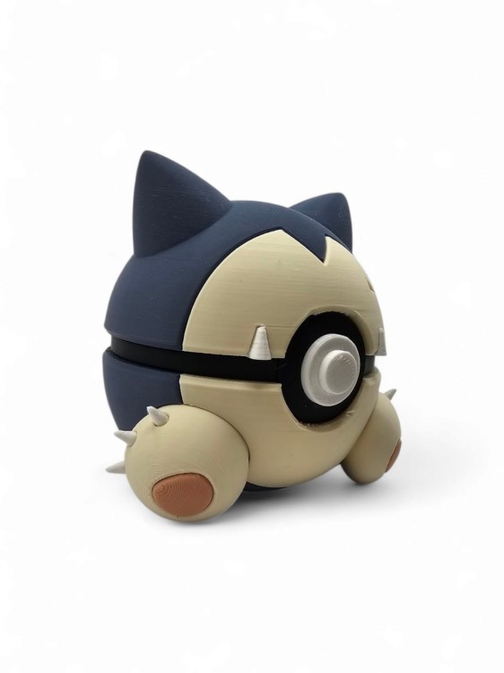 Snorlax Ball – Figurka Pokémon – Kolekcjonerska Pokeball