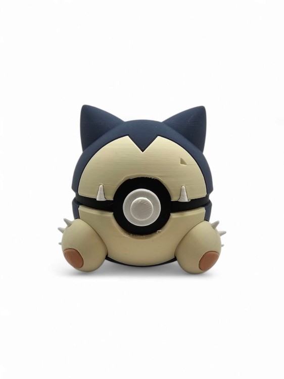Snorlax Ball – Figurka Pokémon – Kolekcjonerska Pokeball
