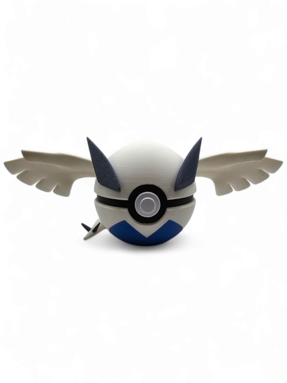 Lugia Ball – Figurka Pokémon - Kolekcjonerska Pokeball