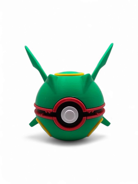 Rayquaza Ball – Figurka Pokémon - Kolekcjonerska Pokeball